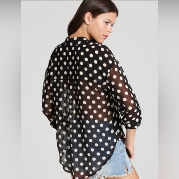 free people EASY RIDER blouse . - Picture 3 of 5